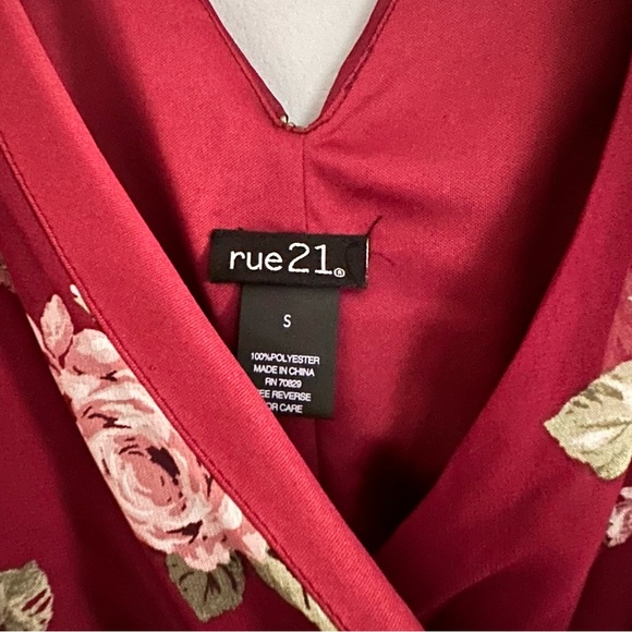 Maroon Floral Rue 21 Romper - Picture 6 of 7